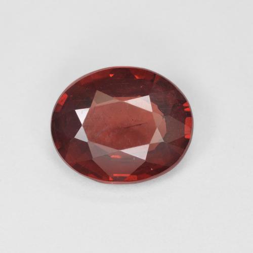 Granato piropo naturale rosso da 2,01 ct, taglio ovale, VS-SI