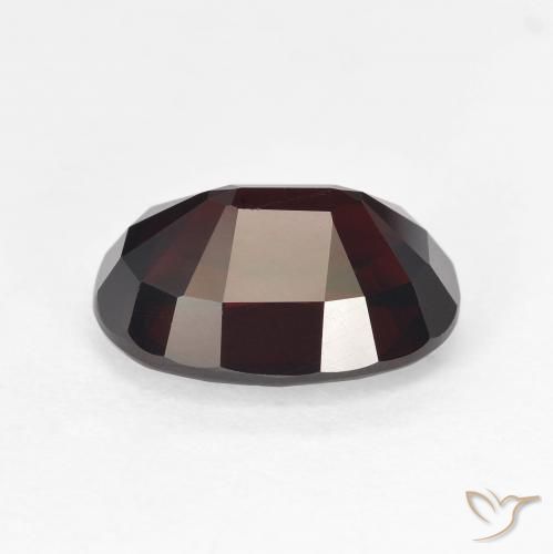 Granato piropo naturale rosso da 6,22 ct, taglio ovale, VVS-VS
