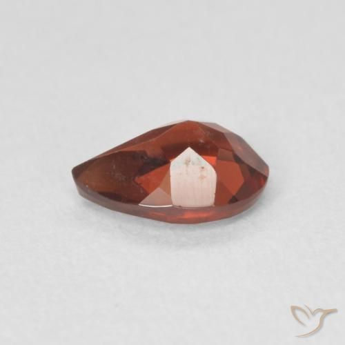 Granato Piropo Rosso scuro naturale da 0.77 ct, Forma a pera, VS