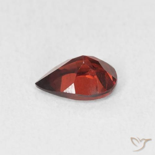Granato Piropo Ribes Rosso naturale da 0.78 ct, Forma a pera, VVS