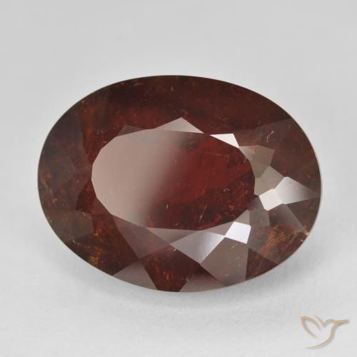 Granato Piropo Sangria rossa naturale da 25.23 ct, Ovale, VS-SI