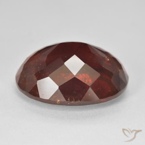 Granato Piropo Sangria rossa naturale da 25.23 ct, Ovale, VS-SI