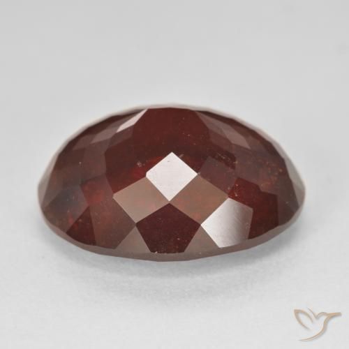 Granato Piropo Rosso scuro naturale da 21.11 ct, Ovale, VS-SI