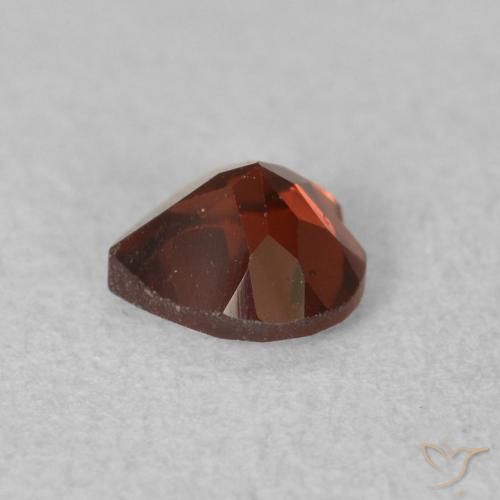 Granato Piropo Ribes Rosso naturale da 0.64 ct, Cuore, VS