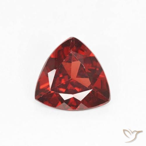 0.68ct Naturale Sangria rossa Granato Piropo, Taglio trillion, VVS-VS