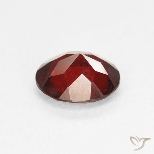 Granato Piropo Ribes Rosso naturale da 1.14 ct, Rotondo, VS