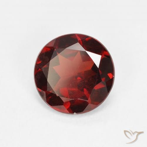 Granato Piropo Rosso medio naturale da 1.30 ct, Rotondo, VS