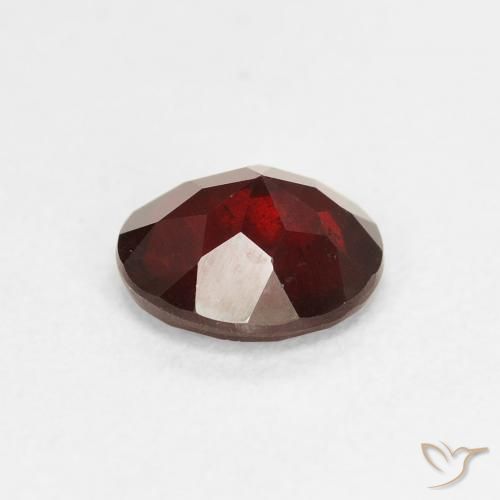 Granato Piropo Rosso scuro naturale da 1.43 ct, Rotondo, VS