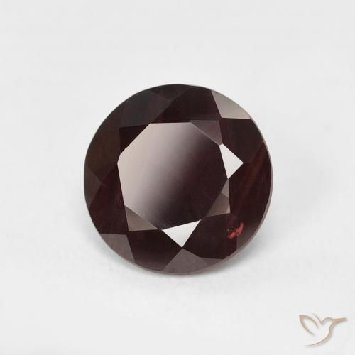 Granato Piropo Rosso scuro naturale da 1.63 ct, Rotondo, VS