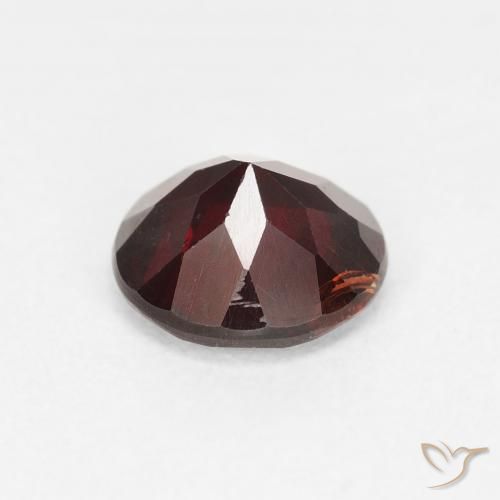 Granato Piropo Rosso scuro naturale da 1.53 ct, Rotondo, VS