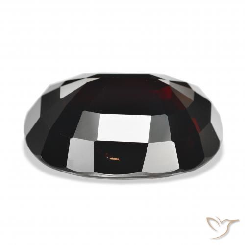 Granato Piropo Rosso scuro naturale da 34.78 ct, Ovale, VVS