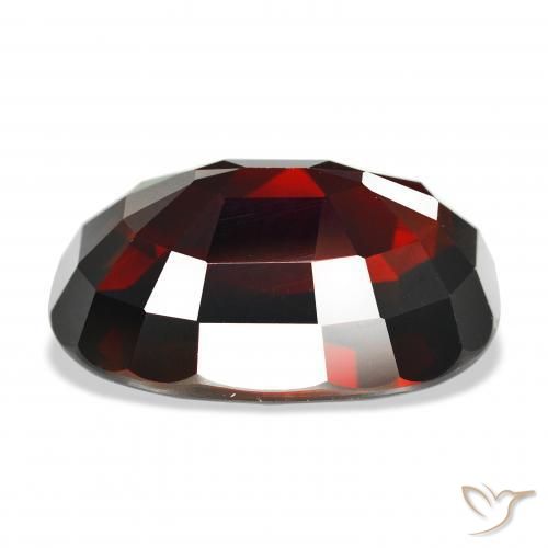 Granato Piropo Rosso nerastro naturale da 21.89 ct, Ovale, IF