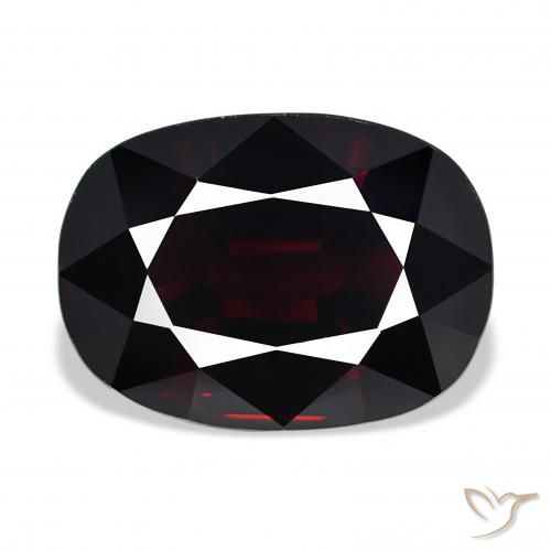 16.73ct Rosso nerastro Granato Piropo, Cuscino, IF