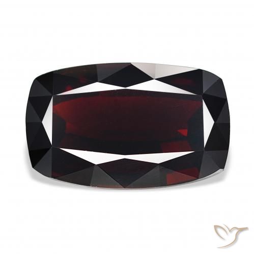 18.58ct Rosso nerastro Granato Piropo, Cuscino, VVS