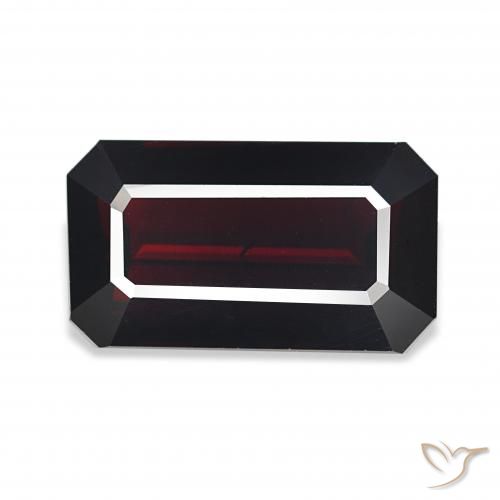 15.14ct Rosso nerastro Granato Piropo, Taglio smeraldo, VS