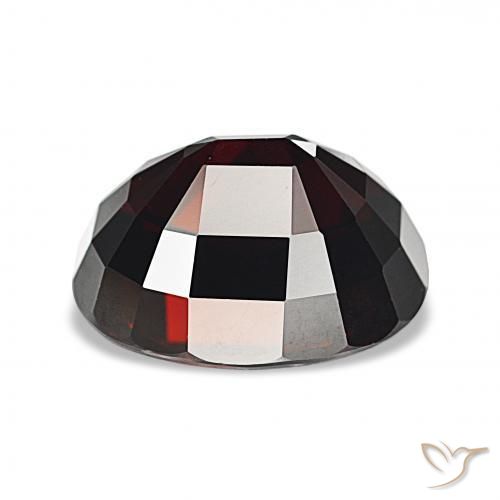 Granato Piropo Rosso scuro naturale da 11.06 ct, Ovale, VVS