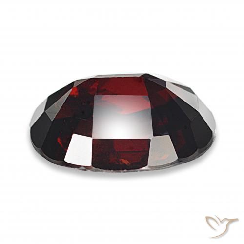 Granato Piropo Rosso nerastro naturale da 12.59 ct, Ovale, SI-I1