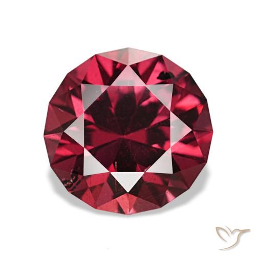 Granato piropo naturale rosso da 2,00 ct, taglio rotondo, VS