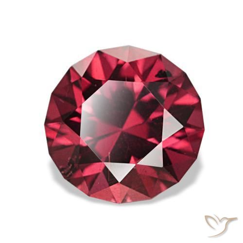 Granato piropo naturale rosso da 2,00 ct, taglio rotondo, VS