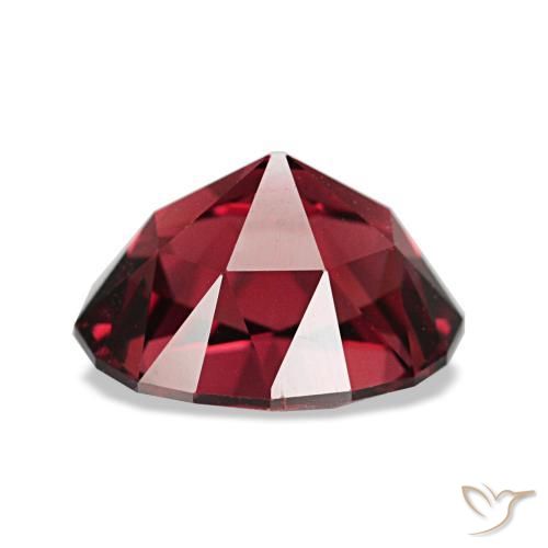 Granato piropo naturale rosso da 3,12 ct, taglio ovale, VVS