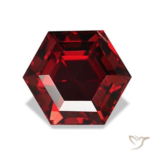 Granato piropo naturale rosso da 2,14 ct, forma fantasia, VS