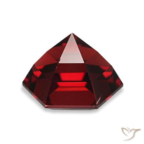 Granato piropo naturale rosso da 2,14 ct, forma fantasia, VS