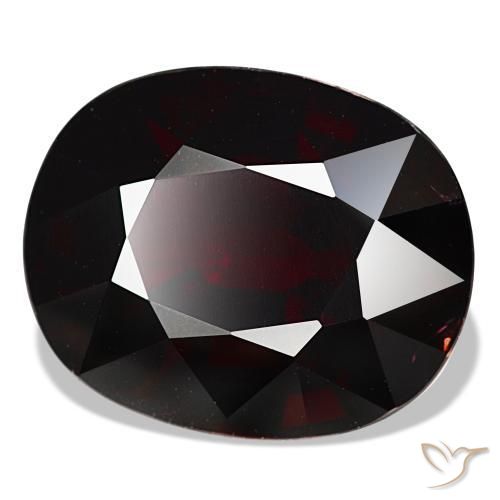 Granato piropo naturale rosso da 18,41 ct, taglio a cuscino, VS
