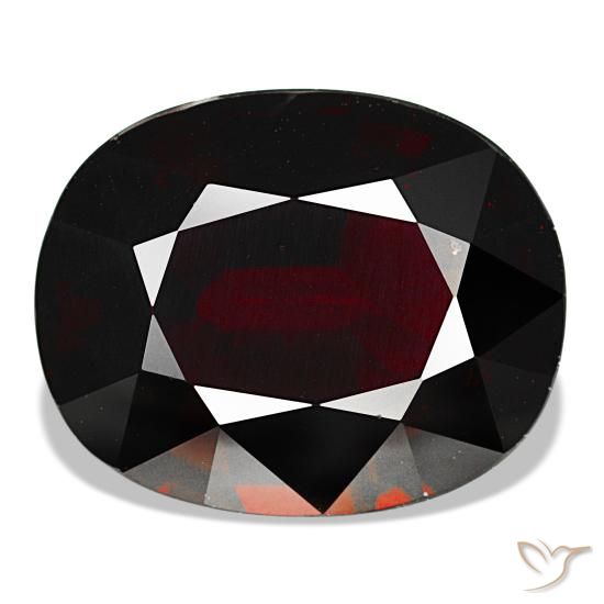 Granato piropo naturale rosso da 14,91 ct, taglio a cuscino, VS