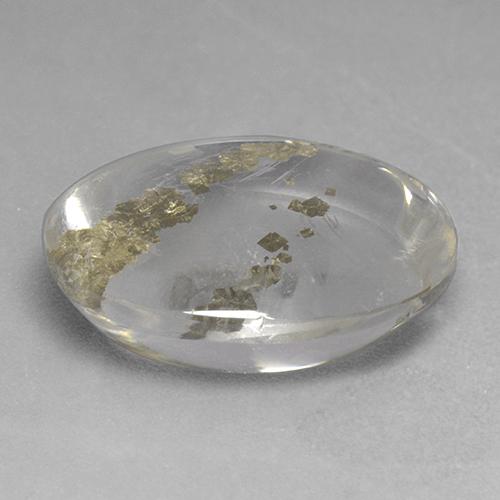 Quarzo Con Marcasite Multicolore naturale da 13.13 ct, Taglio ovale, Trasparente