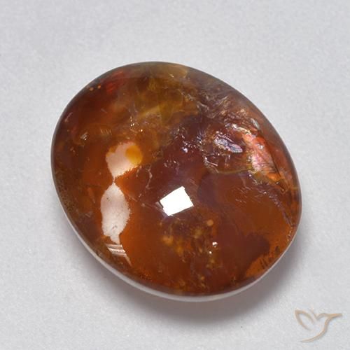 7.19ct Naturale Multicolore Quarzo Con Marcasite, Ovale, Trasparente