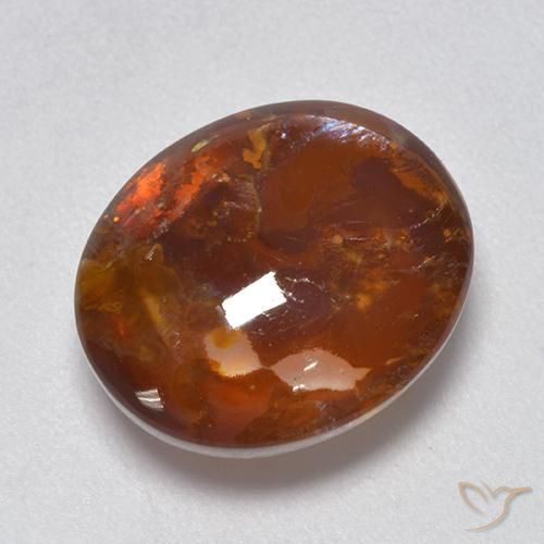 Quarzo con marcasite Multicolore naturale da 7.19 ct, Ovale, Trasparente