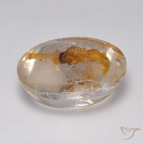Quarzo con marcasite Multicolore naturale da 9.04 ct, Ovale, Trasparente
