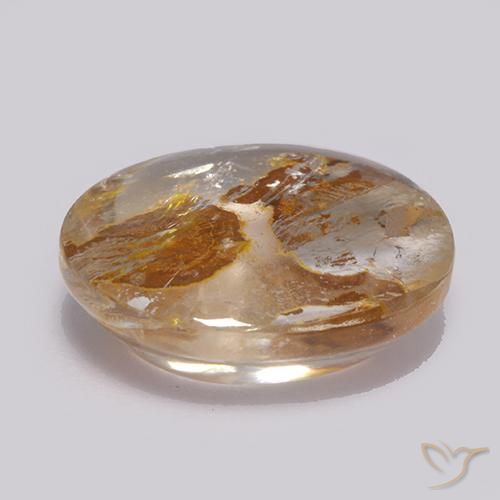 Quarzo con marcasite Multicolore naturale da 7.86 ct, Ovale, Trasparente