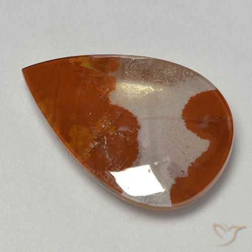 Quarzo con marcasite Multicolore naturale da 14.40 ct, Forma a pera, Trasparente