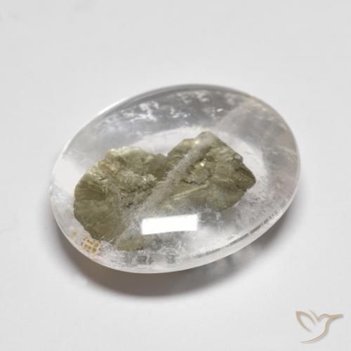 Quarzo con marcasite Multicolore naturale da 10.68 ct, Ovale, Trasparente