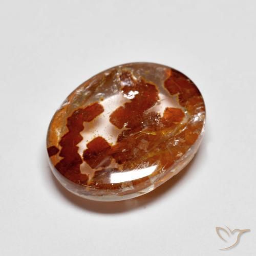 Quarzo con marcasite Multicolore naturale da 5.24 ct, Ovale, Trasparente