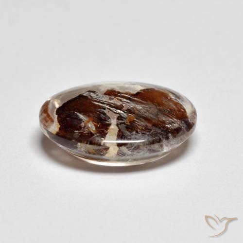 Quarzo Con Marcasite Multicolore naturale da 3.36 ct, Taglio ovale, Trasparente