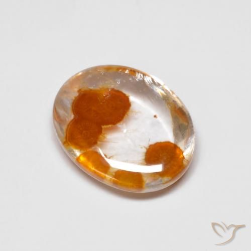 Quarzo con marcasite Multicolore naturale da 2.39 ct, Ovale, Trasparente
