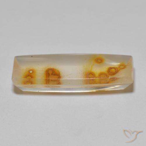 Quarzo con marcasite Multicolore naturale da 7.80 ct, Taglio a baguette, Trasparente