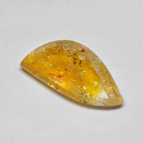 Quarzo con marcasite naturale multicolore da 4,65 ct, forma fantasia, traslucido