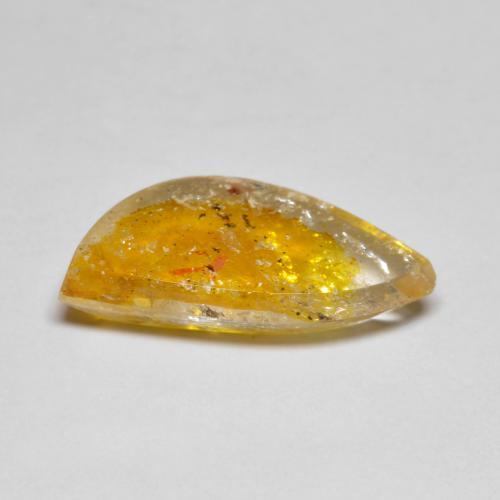 Quarzo con marcasite naturale multicolore da 4,65 ct, forma fantasia, traslucido