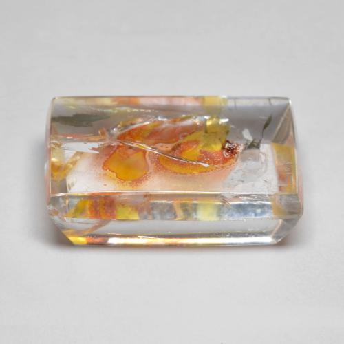 Quarzo Con Marcasite Multicolore naturale da 12.19 ct, Taglio a baguette, Trasparente