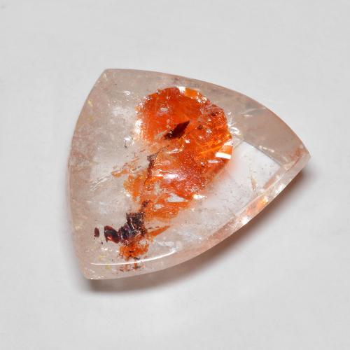 Quarzo con marcasite naturale multicolore da 13,35 ct, forma fantasia, trasparente