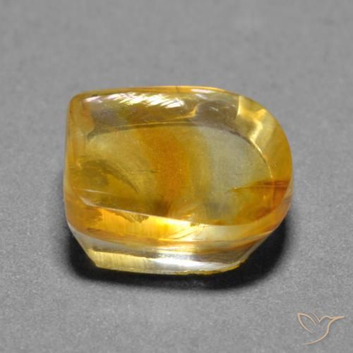 Quarzo con marcasite Multicolore naturale da 12.05 ct, Taglio a fantasia, Trasparente