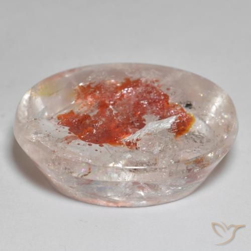 Quarzo con marcasite Multicolore naturale da 44.02 ct, Ovale, Trasparente