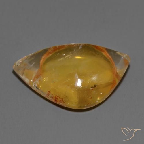 Quarzo con marcasite Multicolore naturale da 14.92 ct, Taglio a fantasia, Trasparente