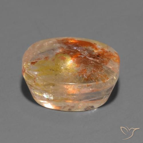 Quarzo con marcasite Multicolore naturale da 11.47 ct, Cuscino, Trasparente