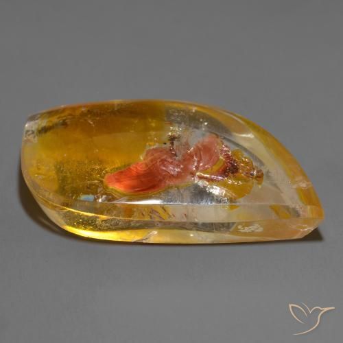 Quarzo con marcasite Multicolore naturale da 74.99 ct, Taglio a fantasia, Trasparente