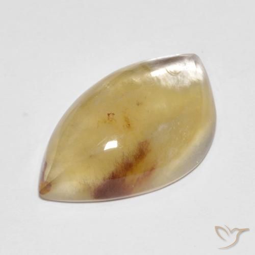Quarzo con marcasite Multicolore naturale da 15.66 ct, Taglio a fantasia, Traslucido