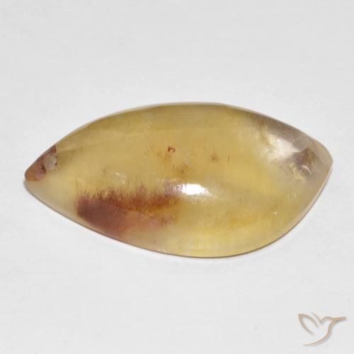 Quarzo con marcasite Multicolore naturale da 15.66 ct, Taglio a fantasia, Traslucido